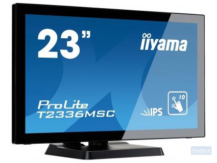 iiyama ProLite T2336MSC-B2 touch screen-monitor 58,4 cm (23") 1920 x 1080 Pixels Multi-touch Zwart (T2336MSC-B2)