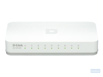 D-Link GO-SW-8E/E netwerk-switch Unmanaged Fast Ethernet (10/100) Wit (GO-SW-8E/E)