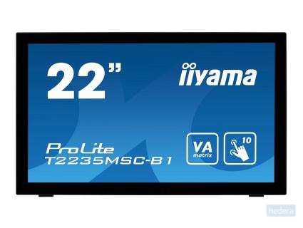 iiyama ProLite T2235MSC 54,6 cm (21.5") 1920 x 1080 Pixels Multi-touch Tafelblad Zwart (T2235MSC-B1)