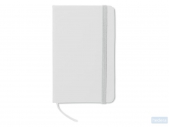 A6 notitieboekje, gelinieerd Notelux, wit