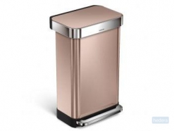Afvalemmer Liner Pocket 55 liter Simplehuman, rose goud