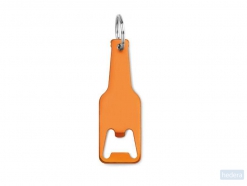 Aluminium sleutelhanger fles Botelia, oranje