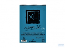 Aquarelblok Canson XL Aquarelle A5 20V 300gr spiraal