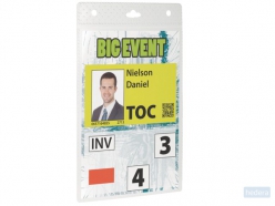Badge Durable voor evenementen A6 zonder koord