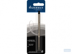 Balpenvulling Waterman medium zwart blister à 1 stuk