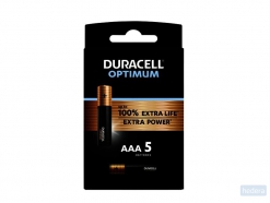 Batterij Duracell Optimum 100% 5xAAA