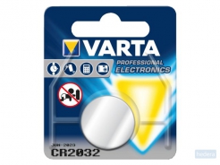 Batterij Varta knoopcel CR2032 lithium blister à 1stuk