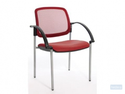 Bezoekersstoel Topstar open chair 10 rood