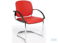 Bezoekersstoel  Topstar open chair 40 rood