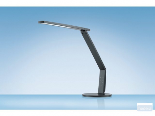 Hansa bureaulamp Vario Plus, LED-lamp, antraciet
