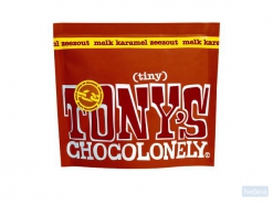 Chocolade Tony's Chocolonely - Tiny Tony's - Melk karamel zeezout - 180gram - zak à 20 stuks