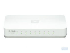 D-Link GO-SW-8E/E netwerk-switch Unmanaged Fast Ethernet (10/100) Wit (GO-SW-8E/E)