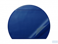 Deskmat semicircular with overlay