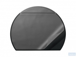 Deskmat semicircular with overlay