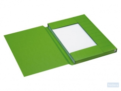 Dossiermap Secolor folio 3 kleppen 225gr groen