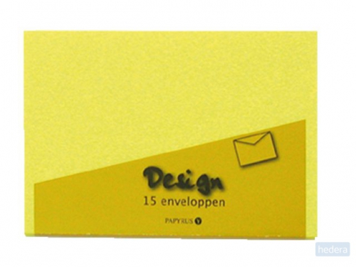Dubbele kaart Papyrus Envelpack Design vierkant 140x140mm ivoor 894440