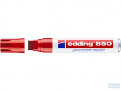 edding 850 permanent marker rood