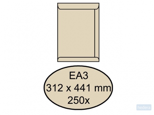 Envelop Quantore akte EA3 312x441mm cremekraft 250stuks