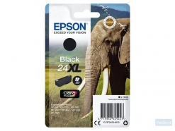 Epson Elephant Singlepack Black 24XL Claria Photo HD Ink (C13T24314012)