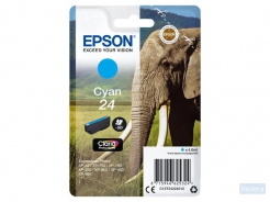Epson Elephant Singlepack Cyan 24 Claria Photo HD Ink (C13T24224012)