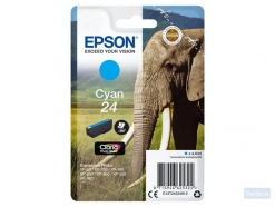 Epson Elephant Singlepack Cyan 24 Claria Photo HD Ink (C13T24224022)