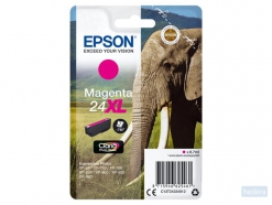 Epson Elephant Singlepack Magenta 24XL Claria Photo HD Ink (C13T24334022)