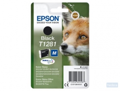 Epson Fox Singlepack Black T1281 DURABrite Ultra Ink (C13T12814022)