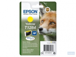 Epson Fox Singlepack Yellow T1284 DURABrite Ultra Ink (C13T12844022)