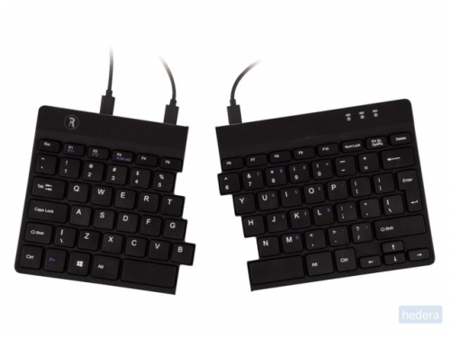 Begrip Gooey Mooie jurk Ergonomisch toetsenbord R-Go Tools Split Azerty zwart online kopen