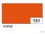 Etalagekarton Folia 1-zijdig 48x68cm 380gr nr151 oranje