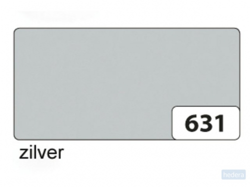 Etalagekarton Folia 1-zijdig 48x68cm 380gr nr631 zilver