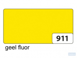 Etalagekarton Folia 1-zijdig 48x68cm 380gr nr911 fluor geel
