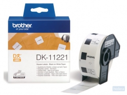 Brother Vierkant papieren label 23 mm (DK-11221)