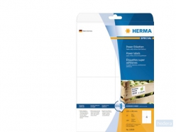 Etiket HERMA Power 10909 105x148mm wit 100stuks