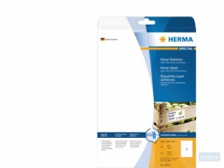 Etiket HERMA Power 10911 210x297mm wit 25stuks