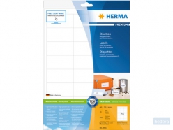 Etiket HERMA 8633 66x33.8mm premium wit 240stuks