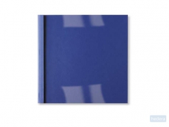Gbc thermische omslagen business line leathergrain 3 mm, blauw