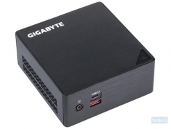 Gigabyte GB-BSI3HA-6100 2.3GHz i3-6100U BGA1356 0.6L sized PC Zwart PC/workstation barebone