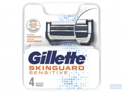 Gillette SkinGuard Sensitive Scheermesjes Voor Mannen 4 Navulmesjes, -