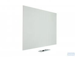 Glasbord Premium, verborgen ophang, magnetisch, wit 90 x 120 cm