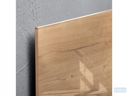 glasmagneetbord Sigel Artverum LED 480x480x15 Natural Wood