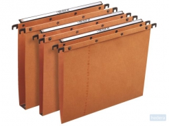 L'Oblique hangmappen voor laden AZO tussenafstand 365 mm (folio), V-bodem, oranje