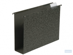 ELBA Vertic hangmap hardboard voor lade Folio 80mm bodem karton zwart