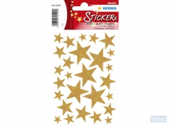 Herma 15129 Stickers ster goud, glitter