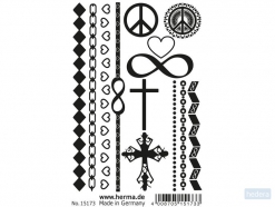 HERMA 15173 CLASSIC tattoo black love