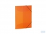 Elastomappen A4 PP transparent oranje