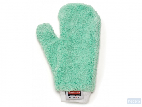 Hygen microvezel handschoen, Rubbermaid groen