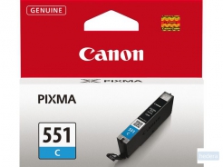 Canon inktcartridge CLI-551C, 332 pagina's, OEM 6509B001, cyaan