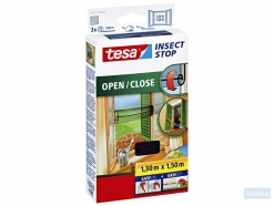 Insectenhor tesa® Insect Stop OPEN/CLOSE raam 1,3x1,5m zwart