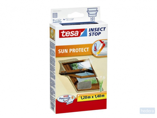 Insectenhor tesa® Insect Stop Klittenband voor dakramen 1,2x1,4m antraciet